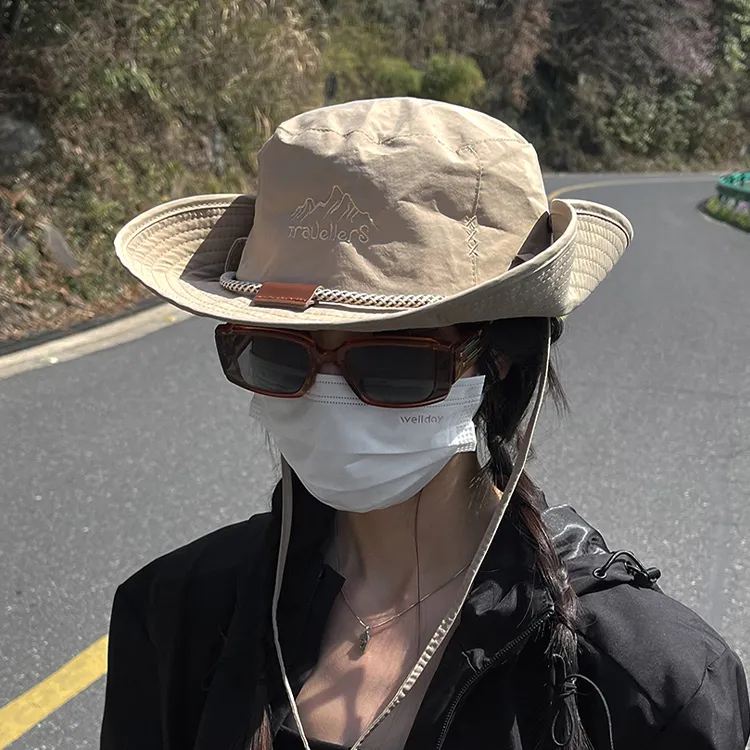 Yalu Polyester Bucket Hats Unisex-5