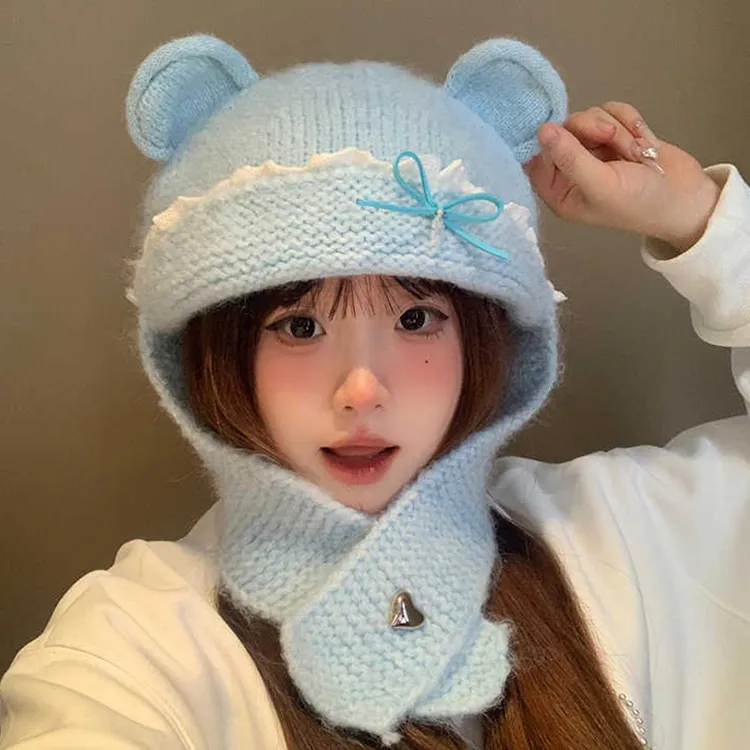 Yalu Polyester Beanies Women's Gift Box Set-4