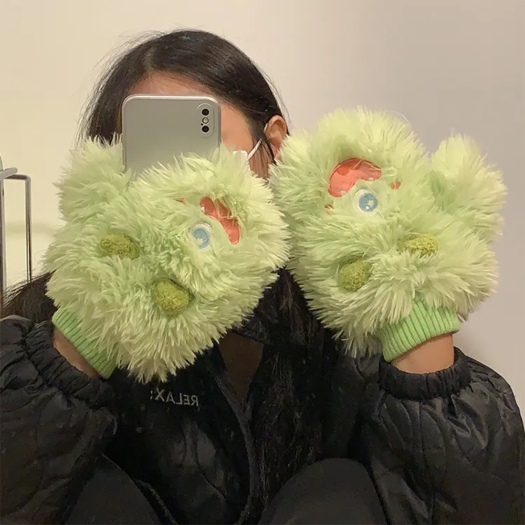 Yalu Polyester Knit Gloves Unisex Gift Box Set-7