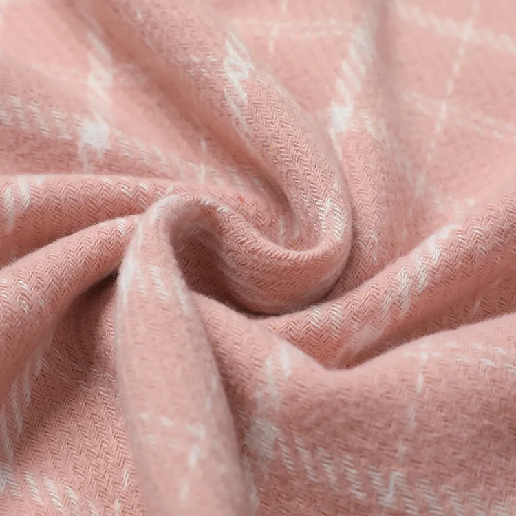 Yalu Polyester Knit Scarves Unisex Black/Ecru/Light Pink/Dark Gray-3