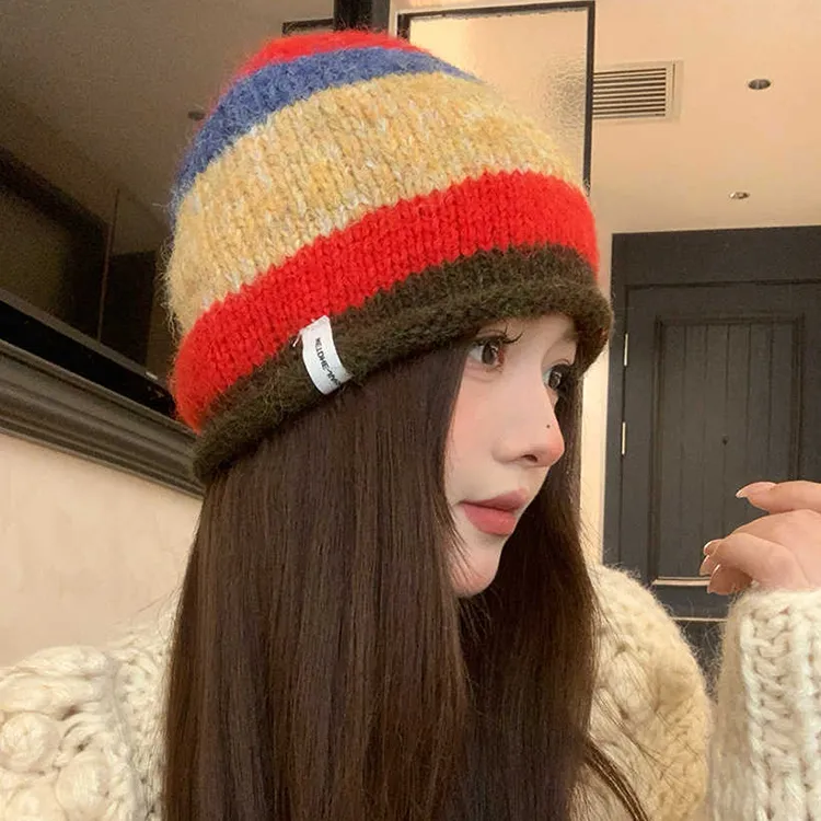 Yalu Polyester Beanies Unisex Gift Box Set-1