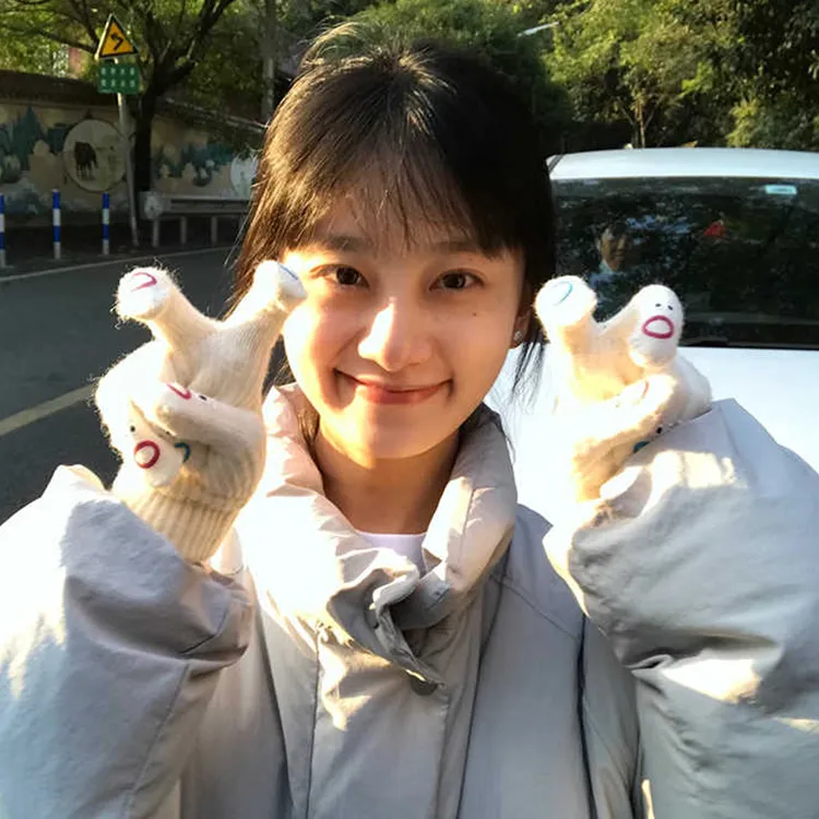 Yalu Polyester Knit Gloves Unisex Gift Box Set-3