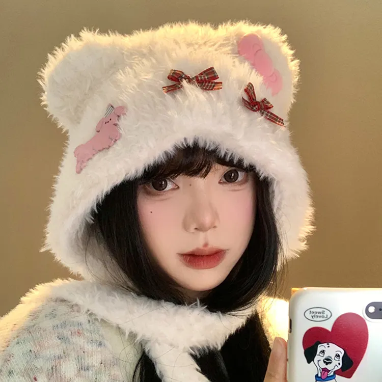 Yalu Polyester Beanies Unisex Gift Box Set-1