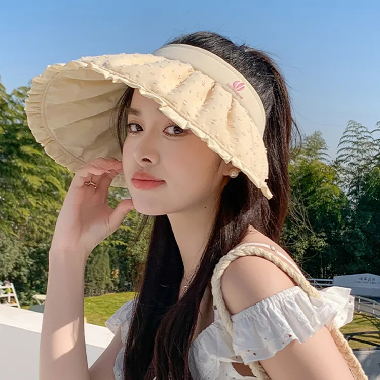 Yalu Acrylic Sun Protection Hats Women's-4