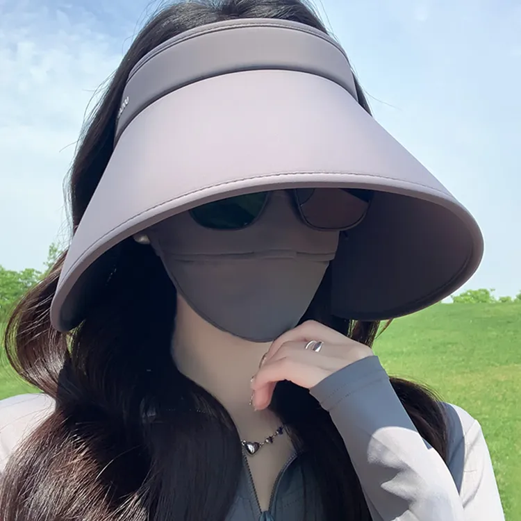 Yalu Elastane Sun Protection Hats Women's-10