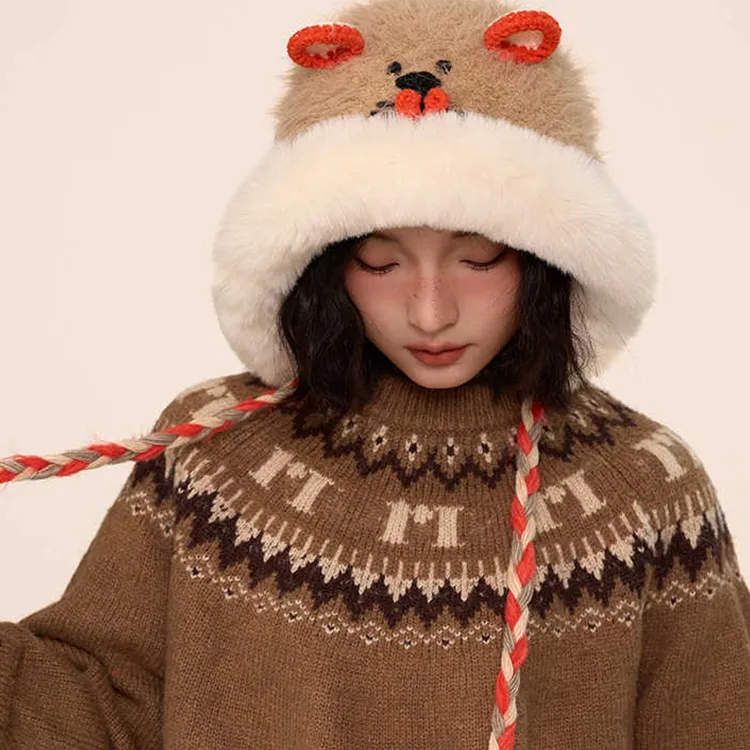Yalu Polyester Beanies Unisex Gift Box Set-3