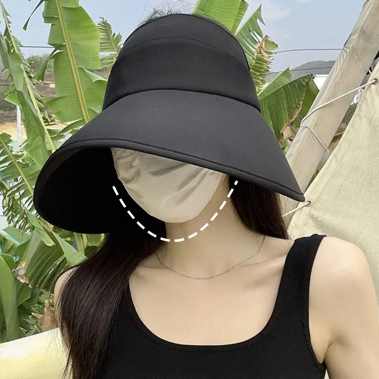Yalu Polyester Sun Protection Hats Women's-5
