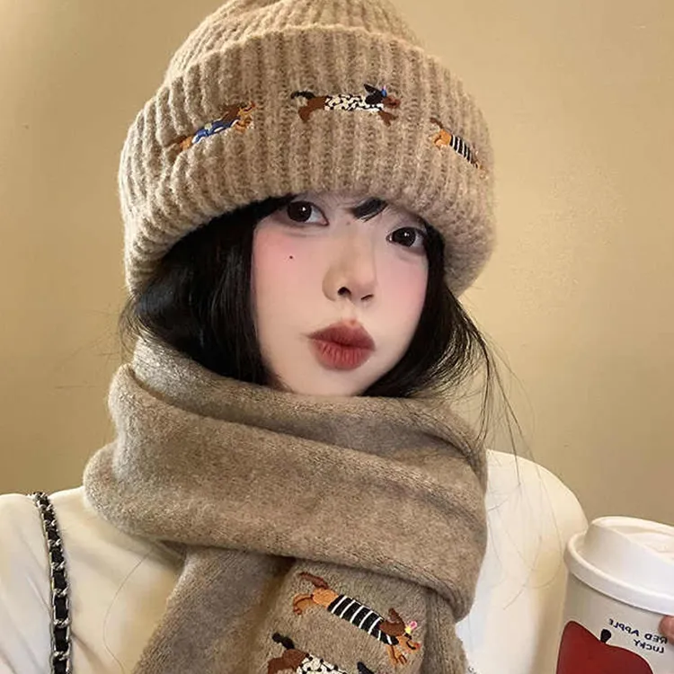 Yalu Polyester Beanies Unisex Gift Box Set-15