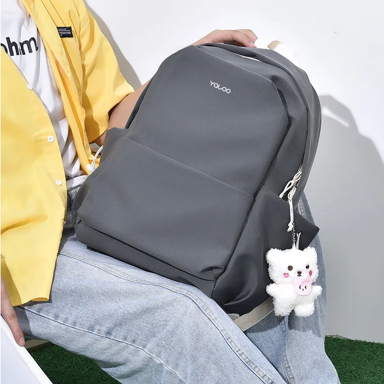 Yalu Nylon Backpack Regular Unisex Multicolor-6