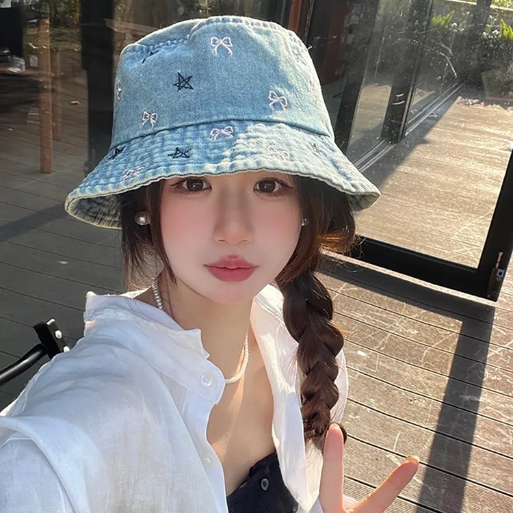 Yalu Polyester Bucket Hats Unisex-11