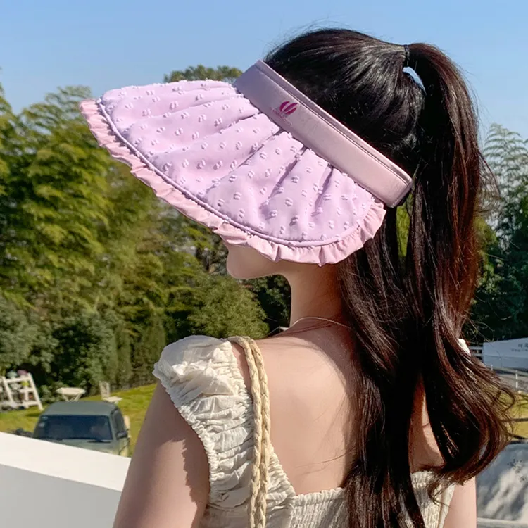 Yalu Acrylic Sun Protection Hats Women's-12