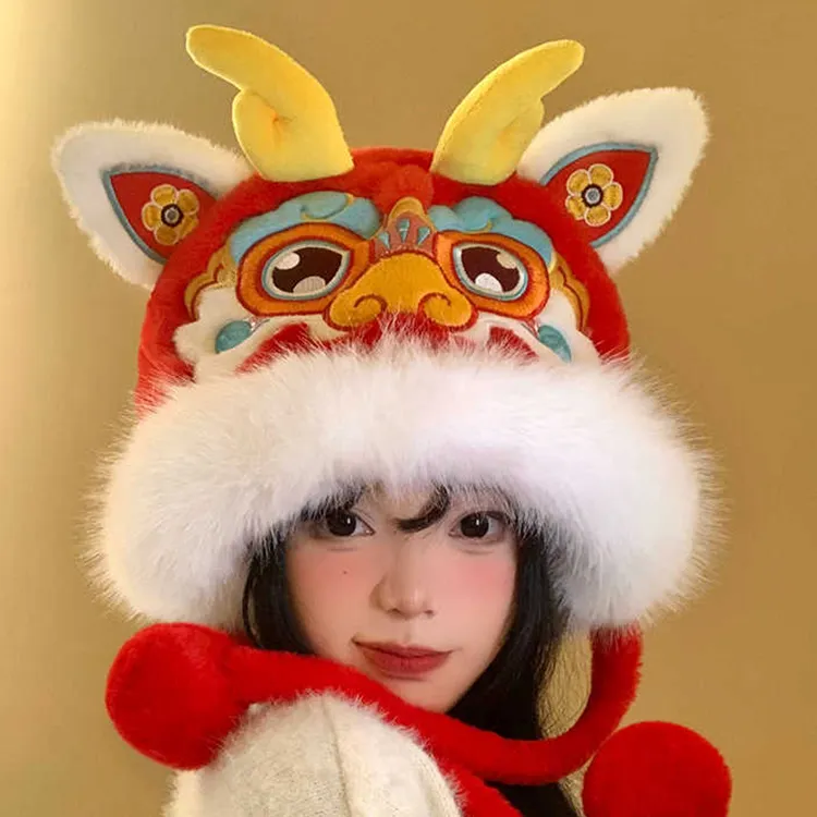 Yalu Polyester Beanies Unisex Gift Box Set-4
