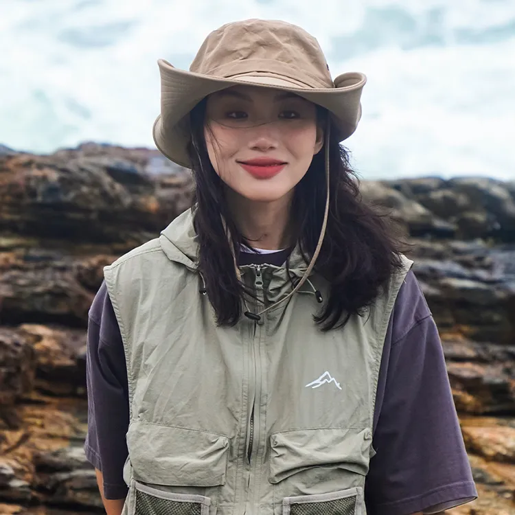 Yalu Polyester Bucket Hats Unisex-11