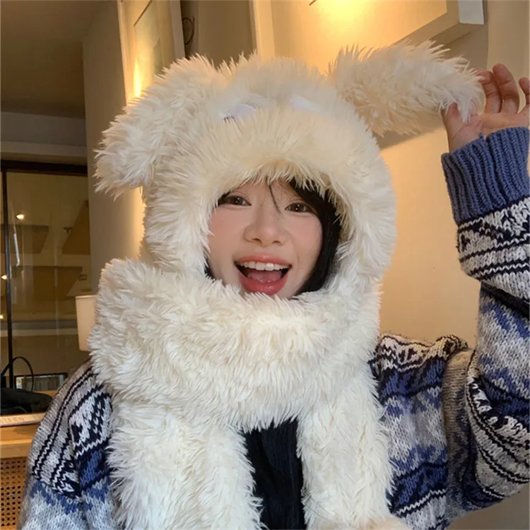 Yalu Polyester Hoods & Plush Hats Unisex-1