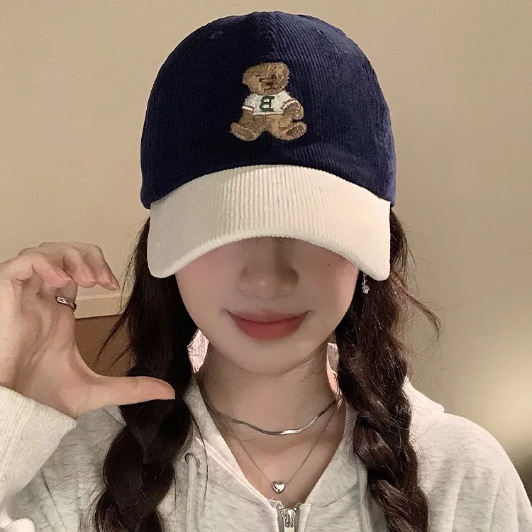 Yalu Corduroy Baseball Caps Unisex-8