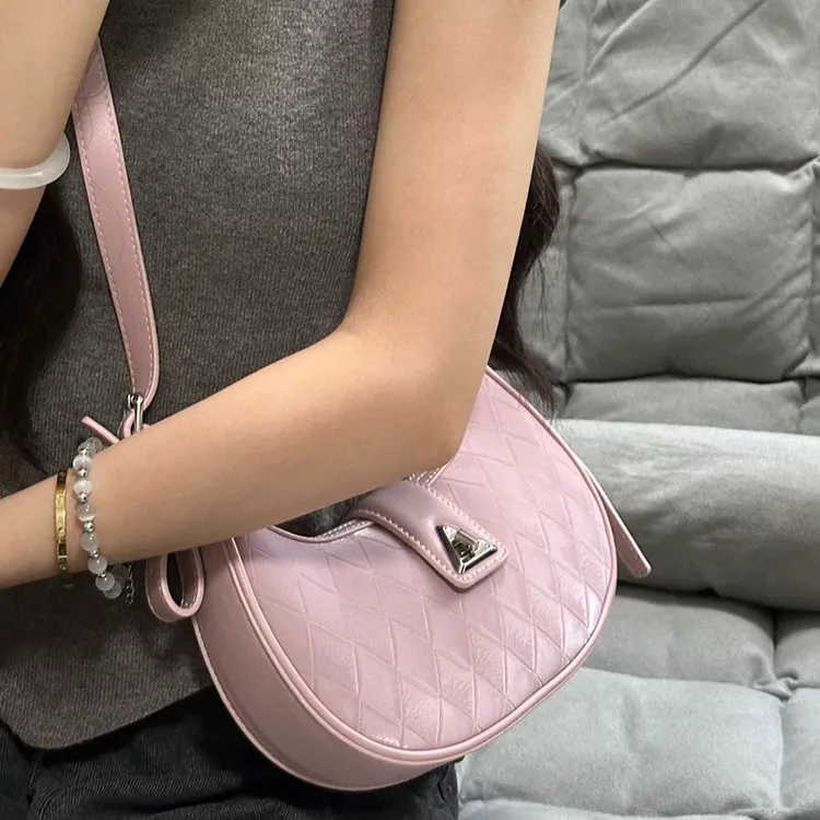Yalu PU Portable Crossbody Bag, Shoulder Bag Regular Women's Ecru/Pink/Black-3