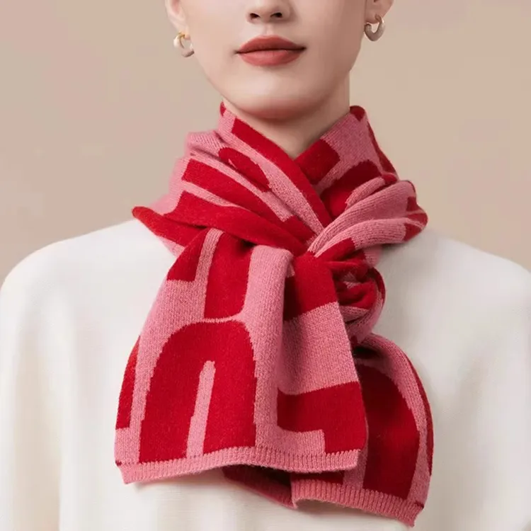 Yalu Wool Knit Scarves Unisex Gift Box Set-3