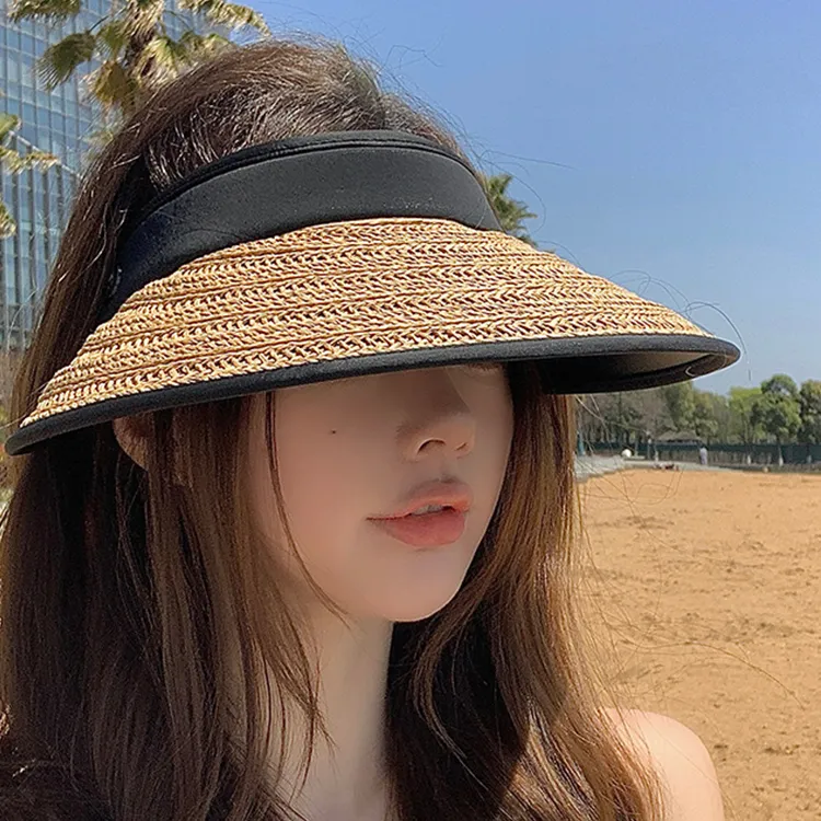 Yalu Straw Woven Sun Protection Hats Unisex-7