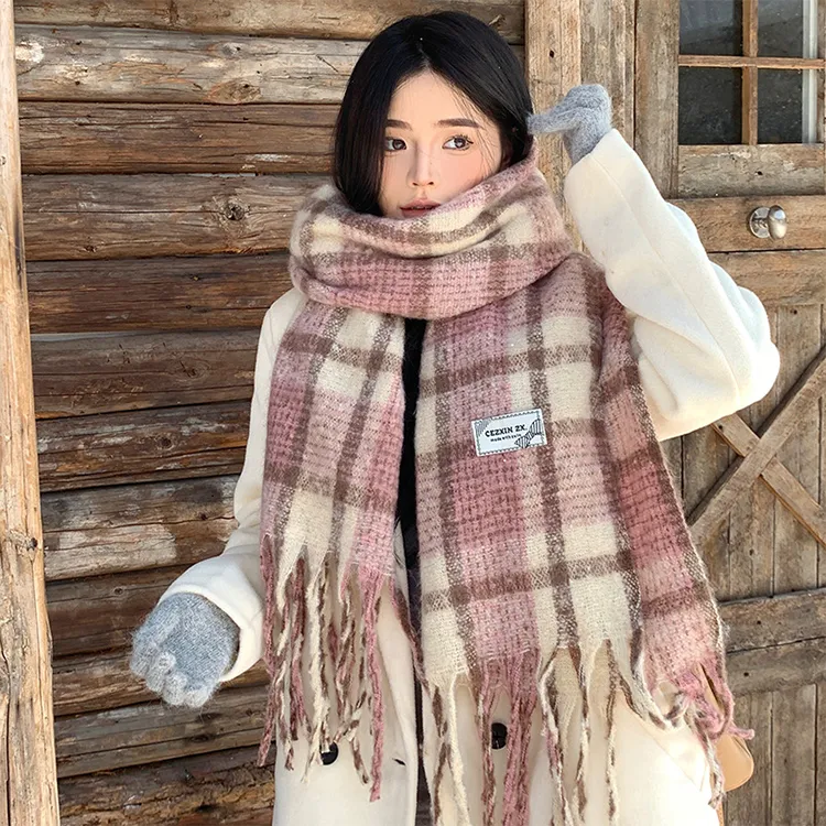 Yalu Polyester Knit Scarves Unisex Gift Box Set-7