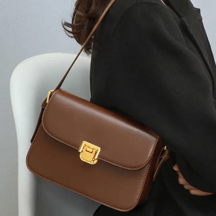 Yalu PU Crossbody Bag, Shoulder Bag Regular Women's Black/Coffee/White/Brown/Khaki-5