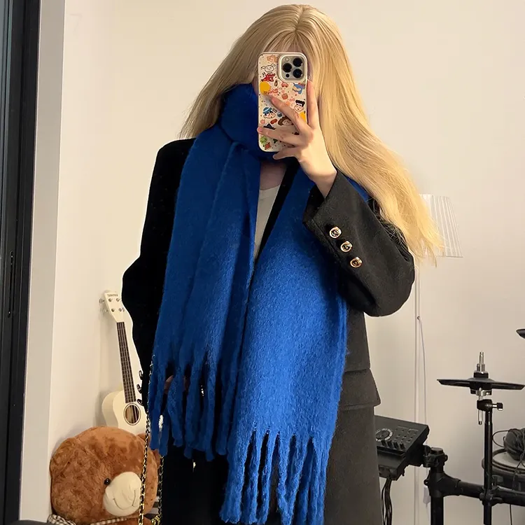 Yalu Polyester Knit Scarves Unisex Gift Box Set-8