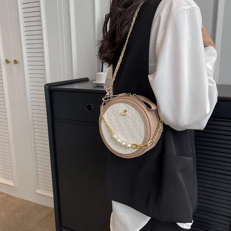 Yalu PU One Shoulder Handbag, Crossbody Bag Women's Black/White/Green/Khaki/Pink-14