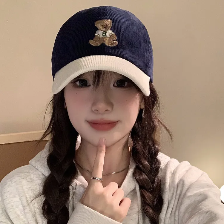 Yalu Corduroy Baseball Caps Unisex-9