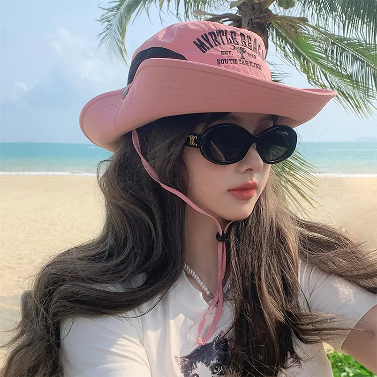 Yalu Polyester Bucket Hats Unisex-14