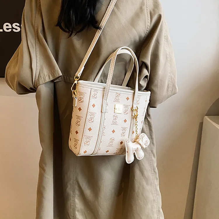 Yalu PU Tote Handbag Shoulder Bag Crossbody Bag Women's Brown/White/Pink/Black-13