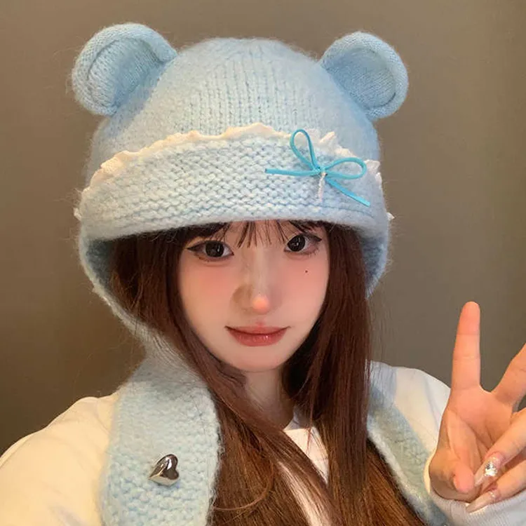 Yalu Polyester Beanies Women's Gift Box Set-2