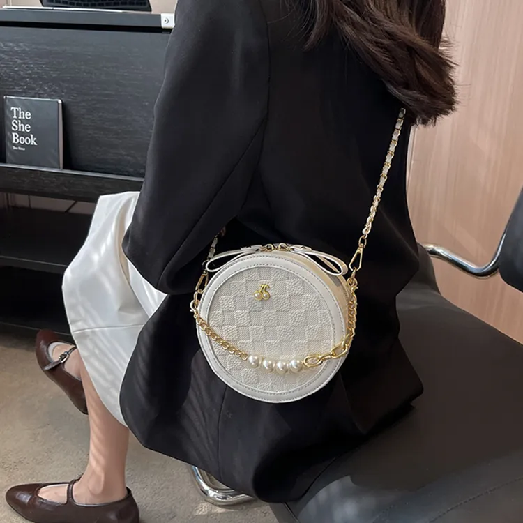 Yalu PU One Shoulder Handbag, Crossbody Bag Women's Black/White/Green/Khaki/Pink-6