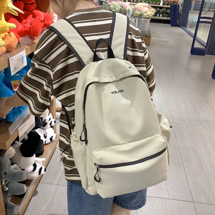 Yalu Nylon Backpack Laptop Bag Unisex Multicolor-6