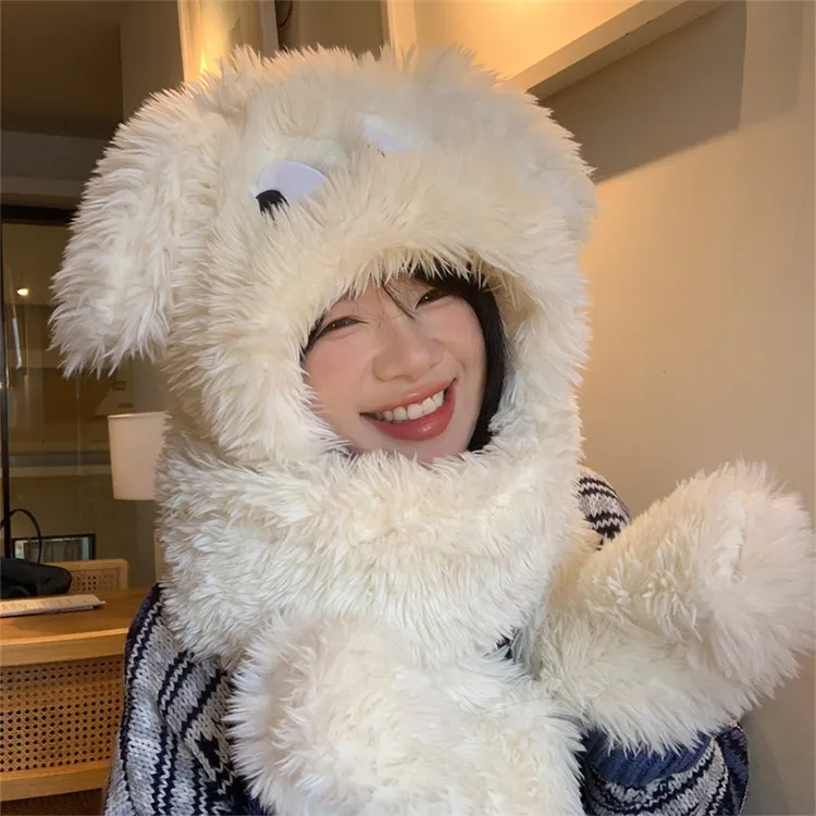 Yalu Polyester Hoods & Plush Hats Unisex-2