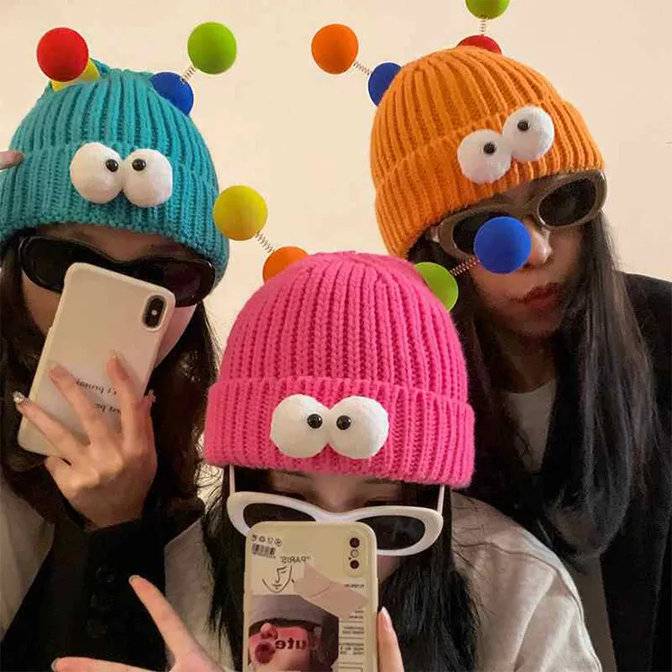 Yalu Polyester Beanies Unisex Gift Box Set-4