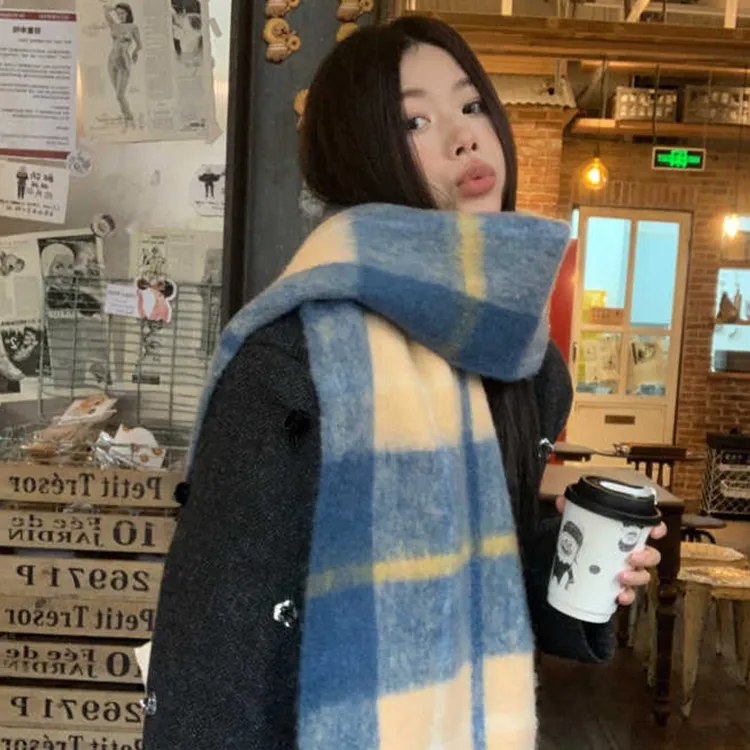 Yalu Polyester Knit Scarves Unisex Gift Box Set-5