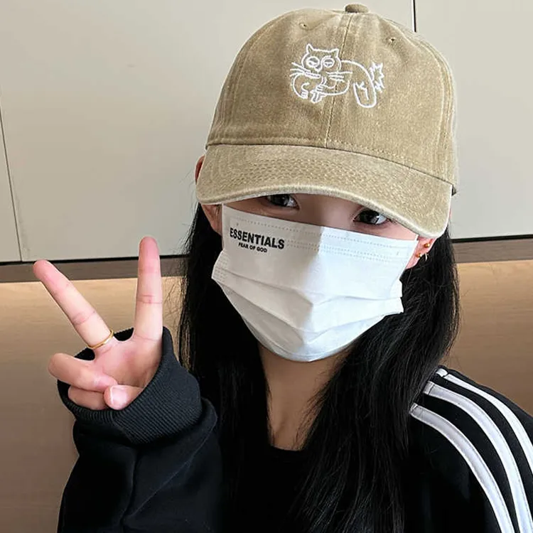 Yalu Cotton Baseball Caps Unisex-3
