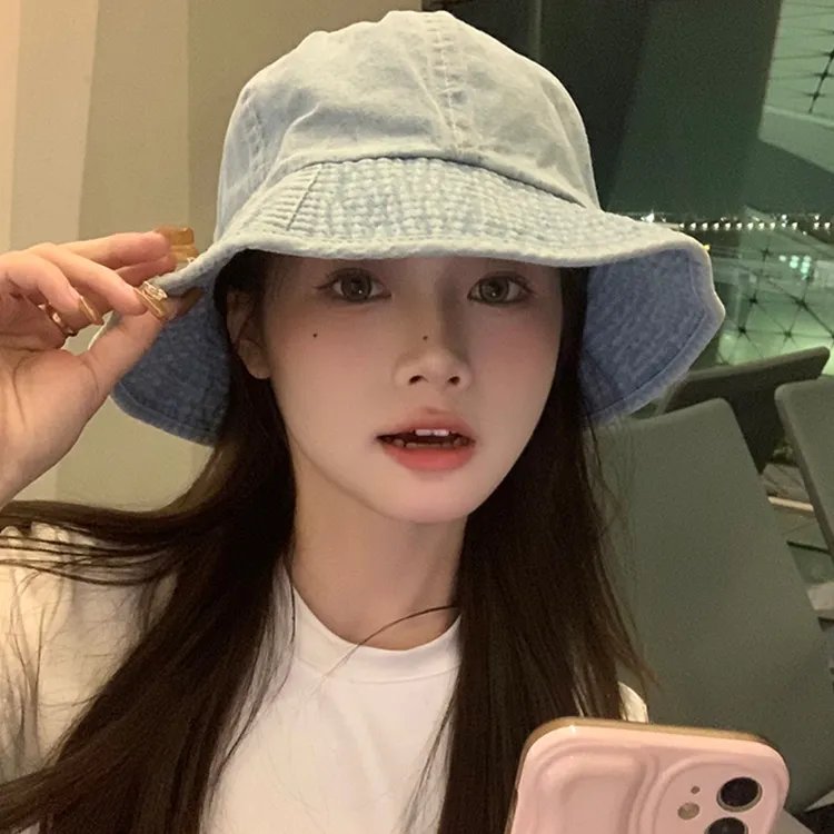 Yalu Polyester Bucket Hats Unisex-11