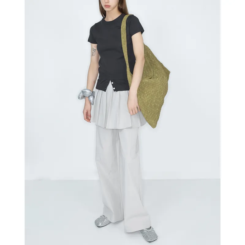 J.DE LUMIERE Casual Pants Women's Light Gray-2