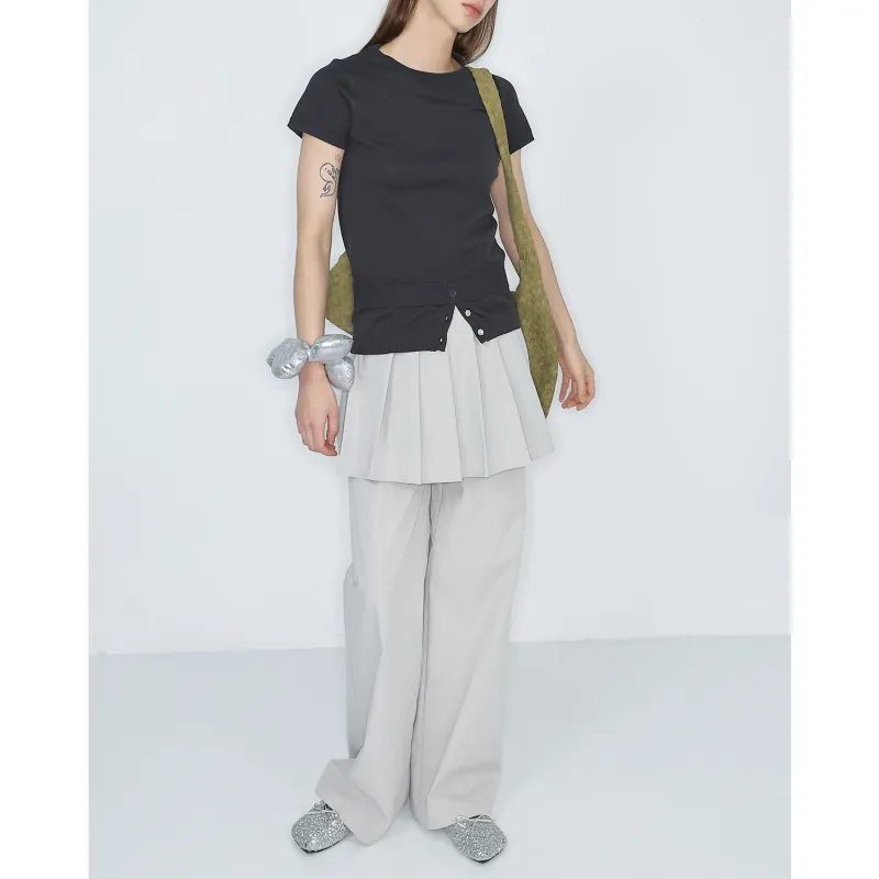 J.DE LUMIERE Casual Pants Women's Light Gray-3
