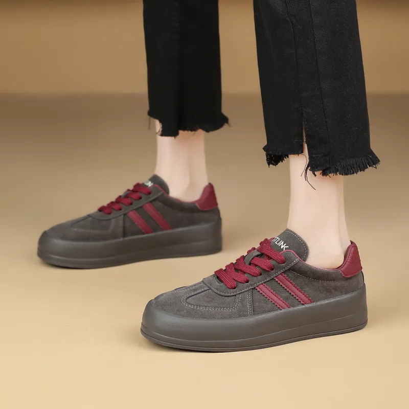 WESTLINK Low Top Skateboard Shoes Women's Ancora Red-2