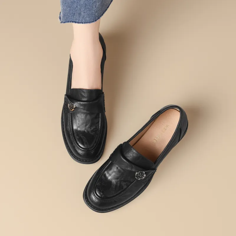 WESTLINK Loafers 4cm Women's Black-2