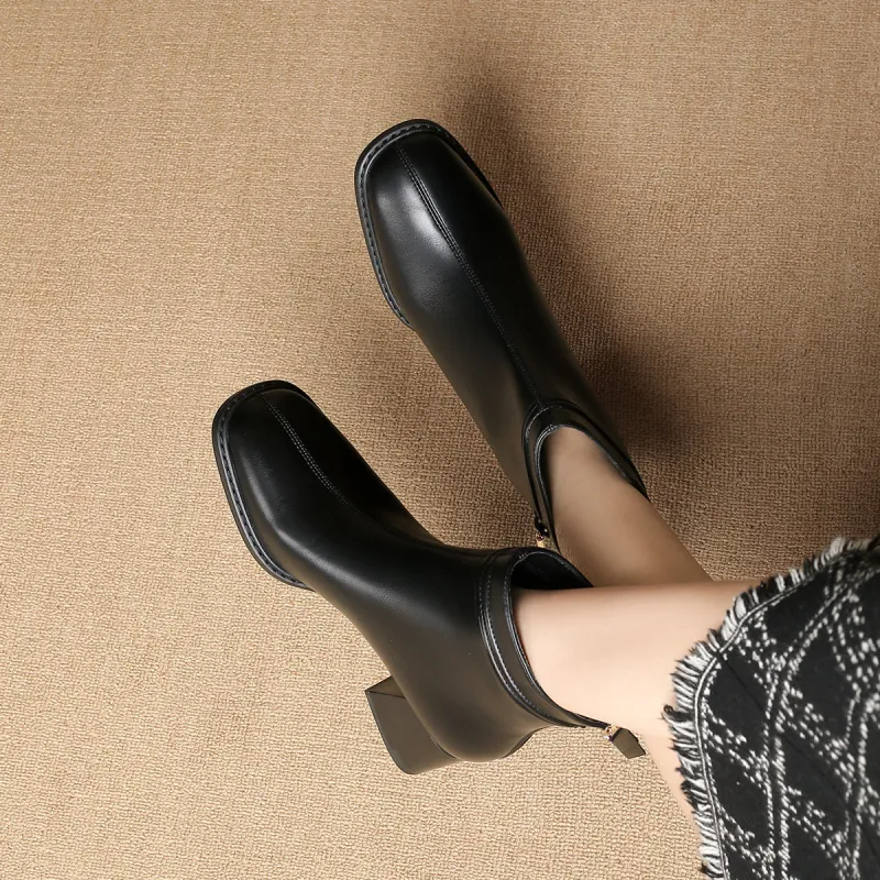 WESTLINK Ankle Boots 5.2cm Women's Black-5