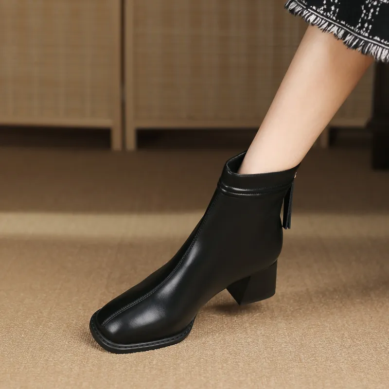 WESTLINK Ankle Boots 5.2cm Women's Black-3