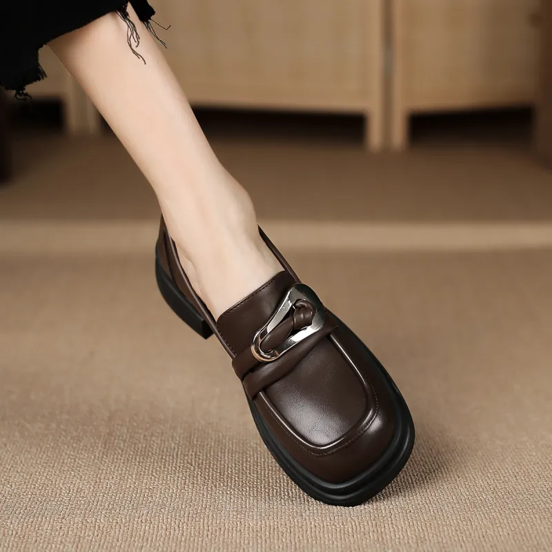 WESTLINK Loafers 4.0cm Women's Brown-2