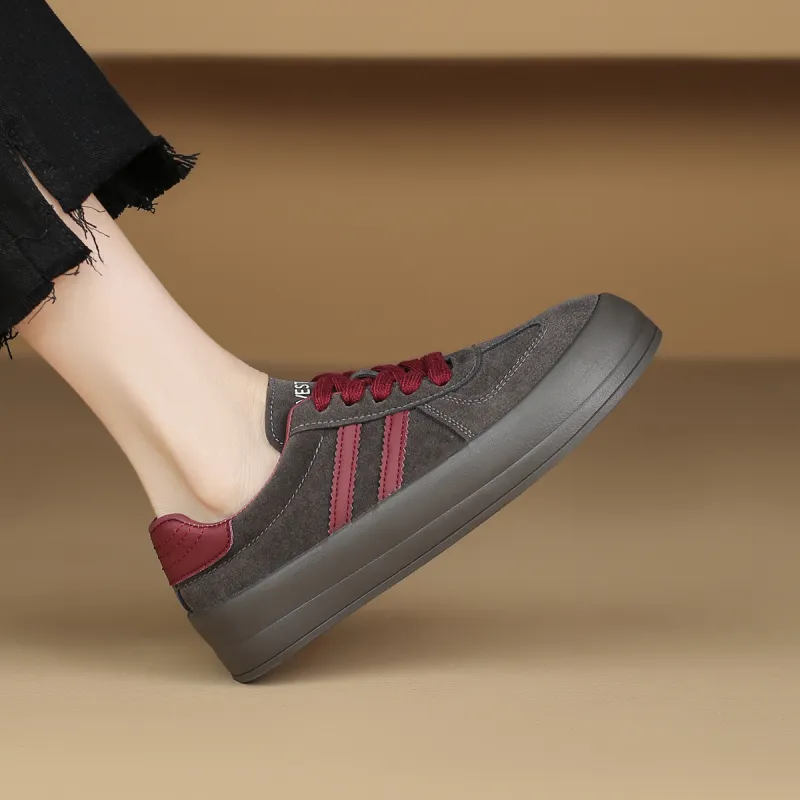 WESTLINK Low Top Skateboard Shoes Women's Ancora Red-3