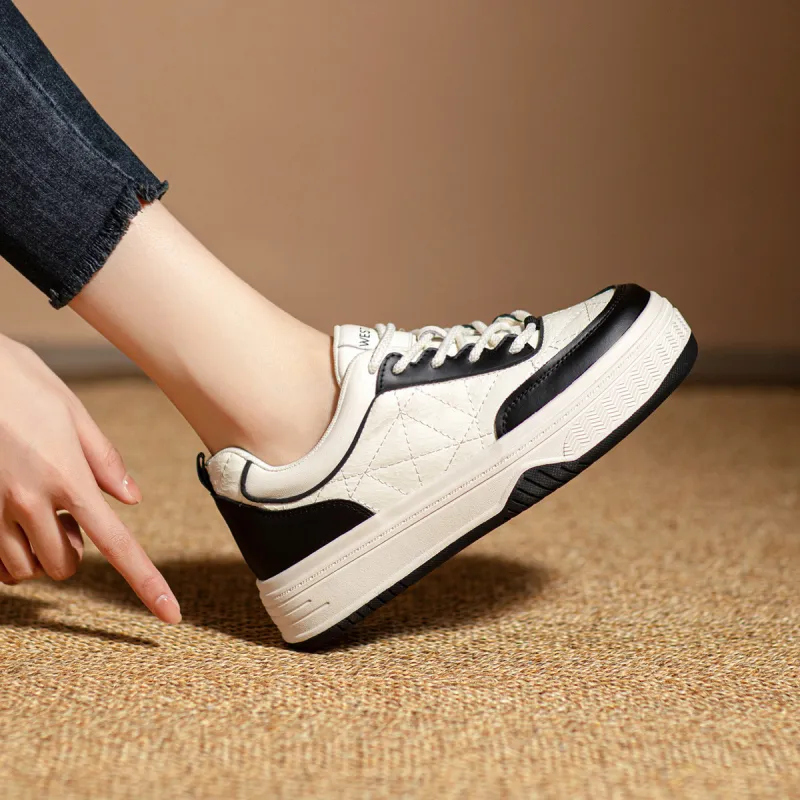 WESTLINK Breathable Height Increase Low Top Skateboard Shoes Women's-7