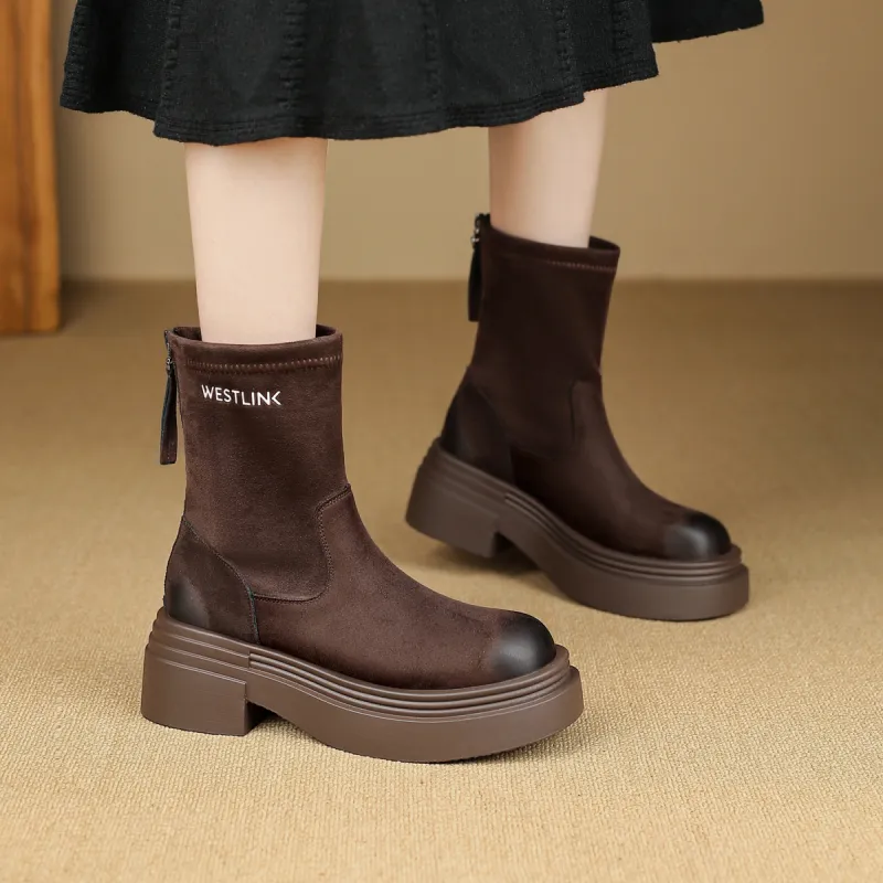 WESTLINK Ankle Boots 6.2cm Women's-10