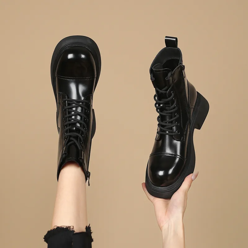 WESTLINK Short Martin Boot 4.5cm Women's Black-1