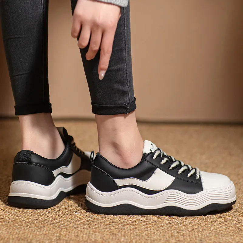 WESTLINK Breathable Height Increase Low Top Skateboard Shoes Women's-2
