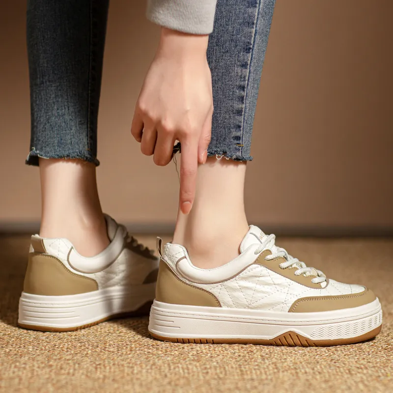 WESTLINK Breathable Height Increase Low Top Skateboard Shoes Women's-4